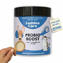 Proboitiques chien chat santé intestinale 150 g Lamina Care Proboitiques chien chat santé intestinale 150 g Lamina Care