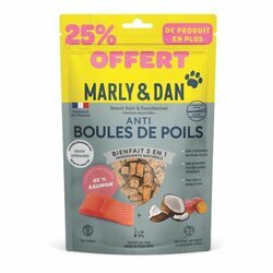 Bouchées Anti boules de poils pour chat 40 g + 25 % Marly et Dan Bouchées Anti boules de poils pour chat 40 g + 25 % Marly et Dan