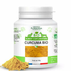 Curcuma Bio Articulations chien et chat 100 g Floralpina