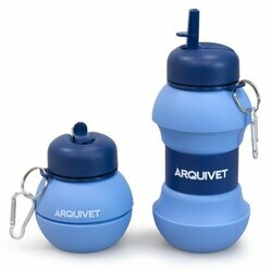 Gourde pliable de promenade nettoyage pipi du chien 500 ml Arquivet