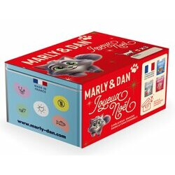 Coffret pour chat 3 snacks saumon Marly et Dan