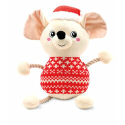 Peluche de Noël Souris pour chien de Croci