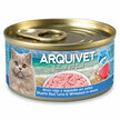 Filet pour chat avec thon rouge en sauce 6 x 80 g Arquivet THON ROUGE ET SPRAT EN SAUCE