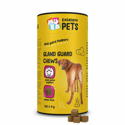 Prot&egrave;ge glandes anales chien en p&acirc;tes &agrave; m&acirc;cher 120 U ANTI GASPI Excellent Pets 