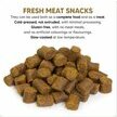 Snacks naturels semi-humides agneau sans céréales pour chien Arquivet