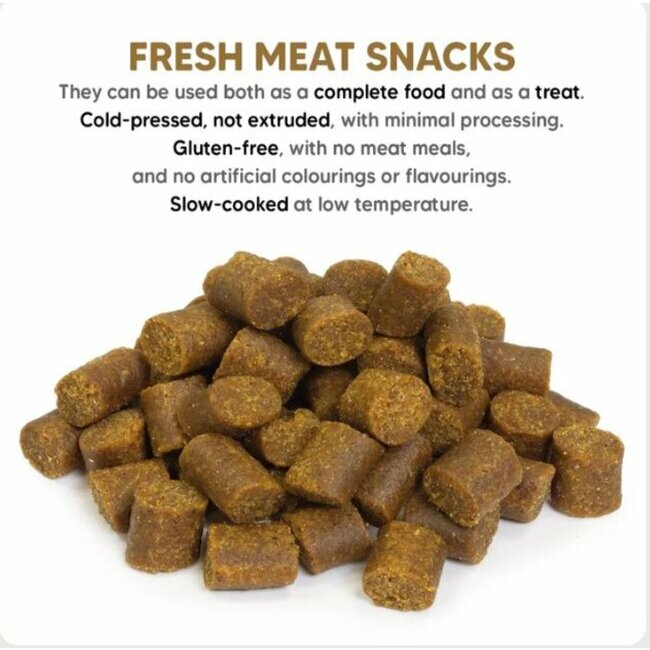 Snacks naturels semi-humides agneau sans céréales pour chien Arquivet
