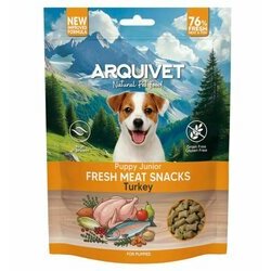 Snacks naturels semi-humides Chiot poulet fermier sans c&eacute;r&eacute;ales Arquivet