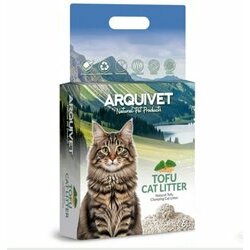 Liti&egrave;re naturelle agglom&eacute;rante au tofu chat Tofu Cat Litter Arquivet
