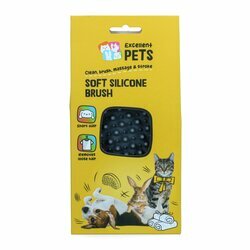 Brosse en silicone 4 en 1 chien chat lapin Excellent Pets