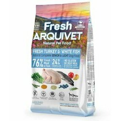 Croquettes chien semi-humide Fresh Senior ANTI GASPI 10 kg Arquivet