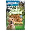Friandises semi-humides saumon riz forme os 100 g Arquivet
