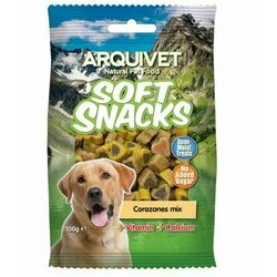 Friandises semi-humides saveurs vari&eacute;es forme de coeur 100 g Arquivet