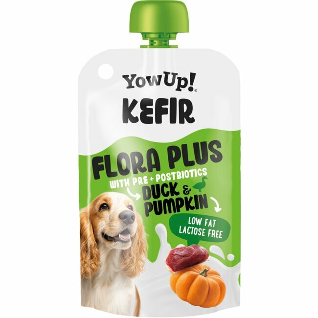 Yaourt Kéfir Canard et Citrouille spécial digestion chien 115 g Yowup