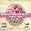 Friandises lyophilisées chien cubes dinde et poulet 50 g Arquivet