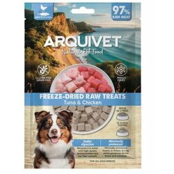 Friandises lyophilis&eacute;es chien cubes thon et poulet 50 g Arquivet