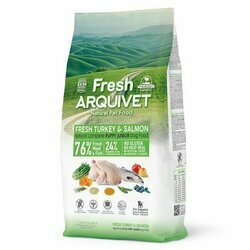 Croquettes semi-humide Fresh Chiot Junior dinde saumon frais Anti Gaspi  10 kg Arquivet