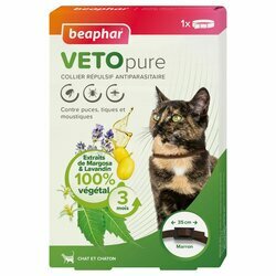  Collier r&eacute;pulsif antiparasitaire Chat et chaton - Beaphar