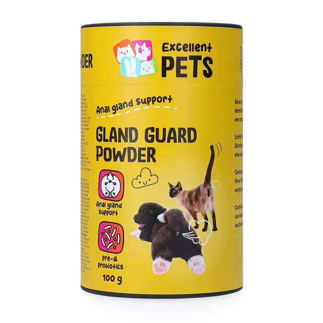 Protège glandes anales chien chat poudre 100 g - Excellent Pets