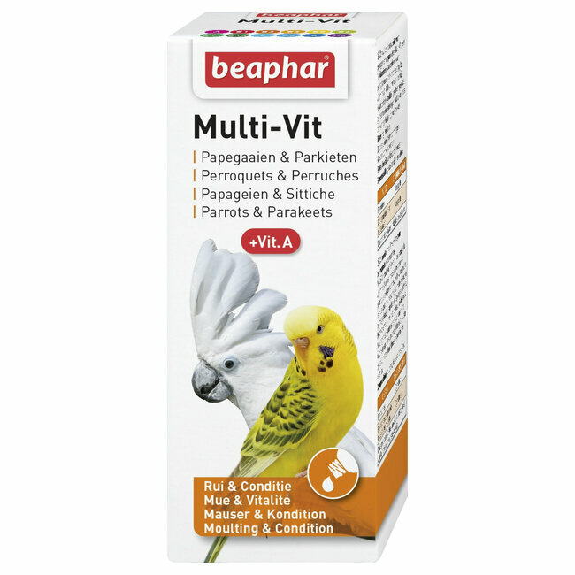 Multi Vitamines Perruches et perroquets 50 ml - Beaphar