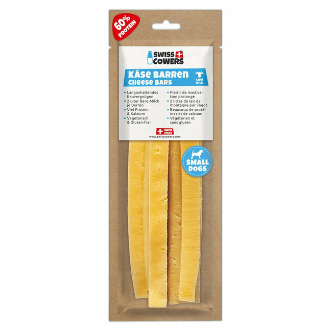 Barres de fromage suisse naturel dental petit chien Original - Swiss Cowers