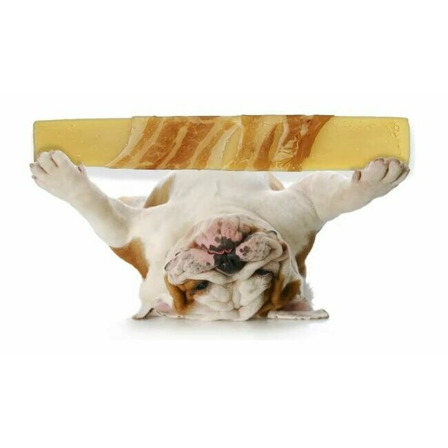 Barres de fromage suisse naturel Bacon dental chien - Swiss Cowers