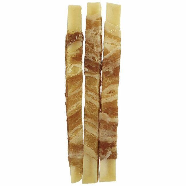Barres de fromage suisse naturel Bacon dental chien - Swiss Cowers