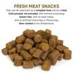 Snacks naturels semi-humides Canard sans céréales pour chien Arquivet