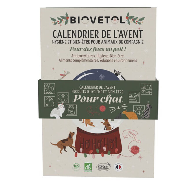Calendrier de l'avent chat Hygiène et Bien-être - BIOVETOL