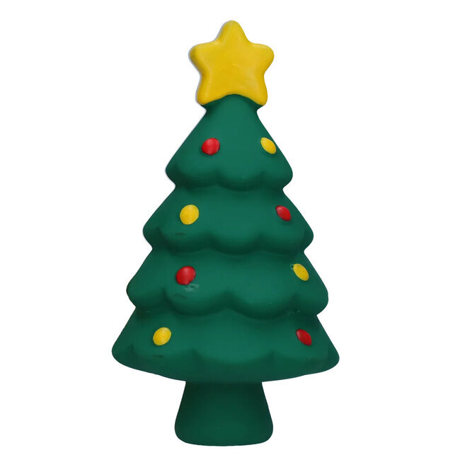 Sapin de Noël en latex jouet chien - Hofman Animal Care