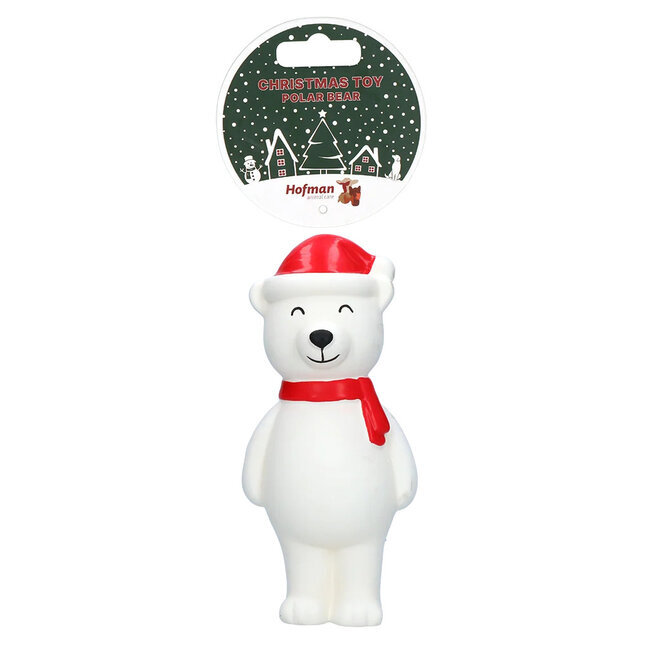 Ours polaire en latex jouet chien - Hofman Animal Care
