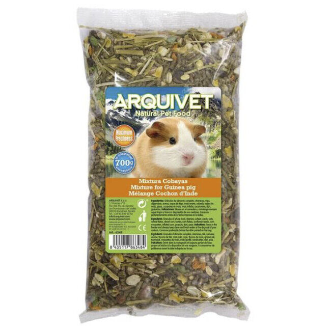 Mélange pour cochon d'inde aliment complet 700 g - Arquivet