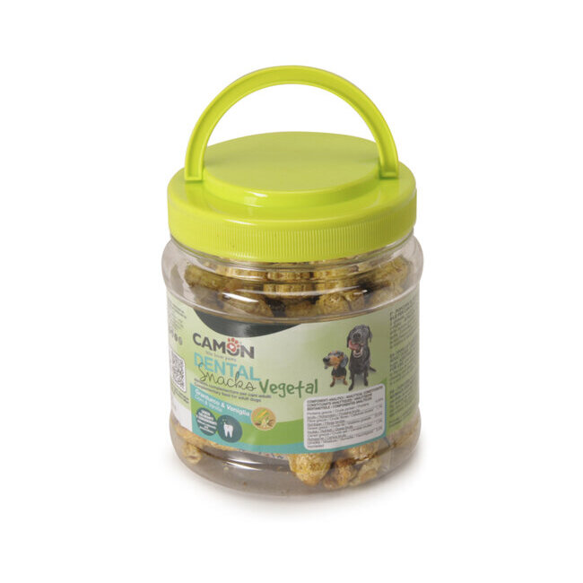 Friandises Dental chien Popcorn aromatisé à la vanille 60 g - CAMON